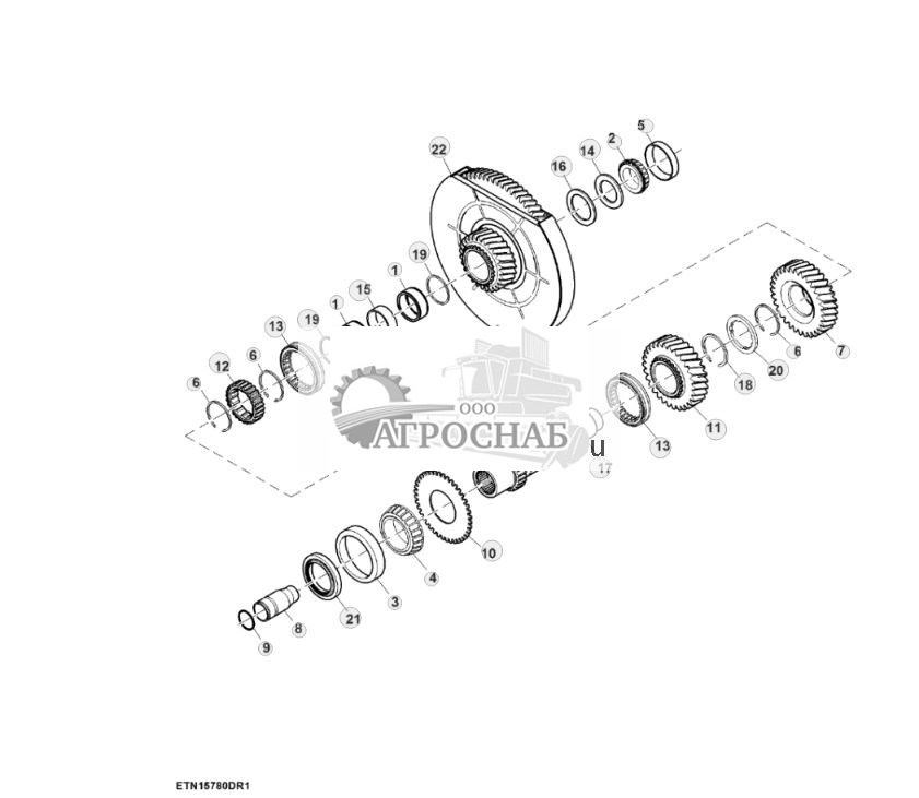 Вал PTO, 3-скоростной, 1000540540E, без опции выбора выходного конца - ST477931 1110.jpg